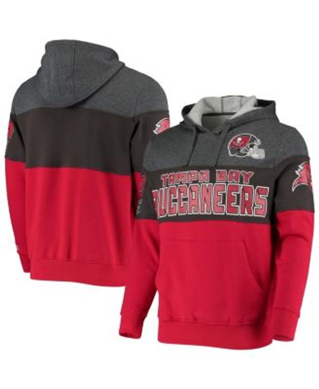 Tampa Bay Buccaneers Nike Color Block Fleece Performance Pullover Hoodie -  Black