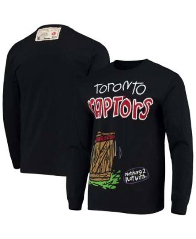 Men's Mitchell & Ness Vince Carter White Toronto Raptors Hardwood Classics Draft Day Colorwash T-Shirt