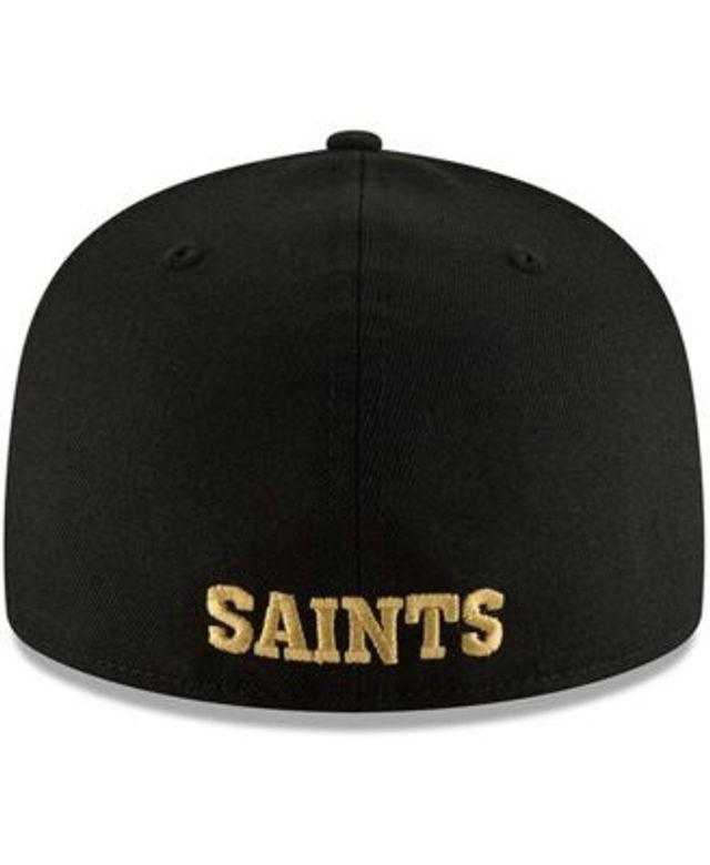 Men's New Era Black New Orleans Saints Omaha Low Profile 59FIFTY