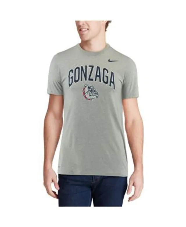 Men's Nike Red Gonzaga Bulldogs Arch Over Logo Performance T-Shirt