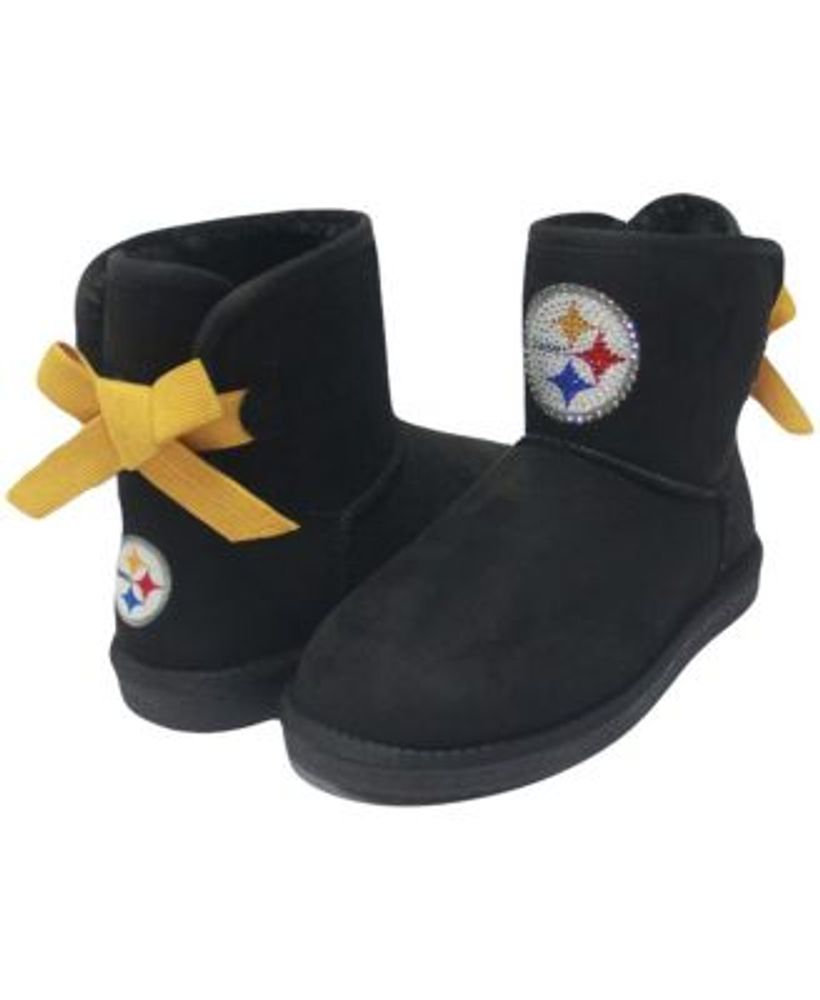 Women's Cuce Pittsburgh Steelers Champion Ribbon Boots