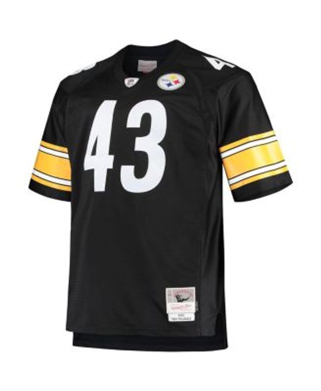 Troy Polamalu Pittsburgh Steelers Mitchell & Ness Youth Split Legacy Jersey  - Black/Gold