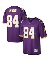 Men's Mitchell & Ness Randy Moss Purple/Gold Minnesota Vikings 1998 Split Legacy Replica Jersey