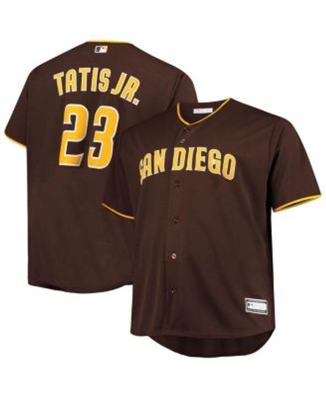 Profile Men's Fernando Tatis Jr. Sand San Diego Padres Big & Tall Replica Player Jersey