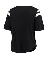 Touch Ravens Plus Curve down Half-Sleeve T-Shirt - Women's