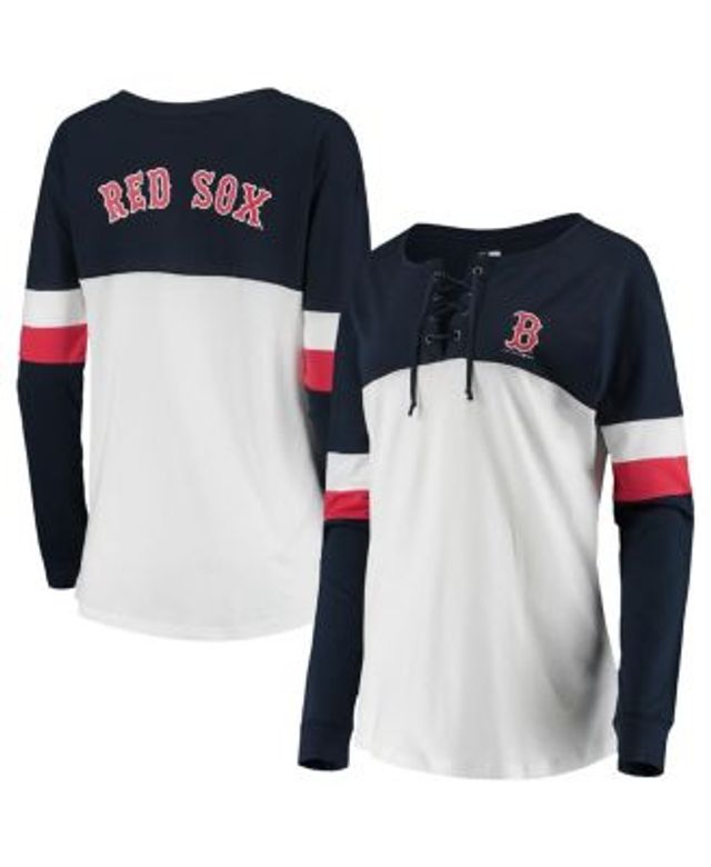 Touch Women's Navy Boston Red Sox Free Agent Long Sleeve T-shirt