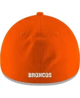 Men's New Era White Denver Broncos Throwback Team Neo 39THIRTY