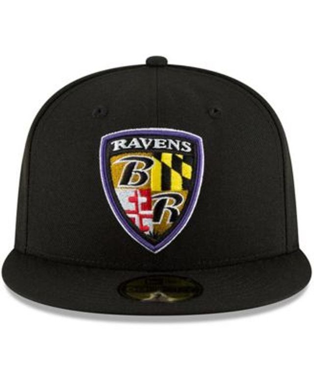 New Era Men's White Baltimore Ravens Shield Omaha Low Profile 59FIFTY  Fitted Hat - Macy's