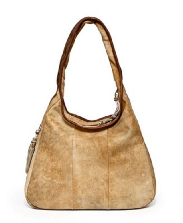 Patricia Nash Geraldine Crochet Hobo Bag - Natural