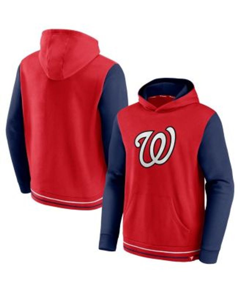 Levelwear Men's Washington Nationals Red Podium Hoodie