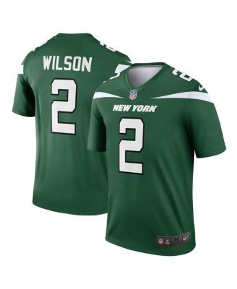 Youth Nike Zach Wilson Black New York Jets Game Jersey 