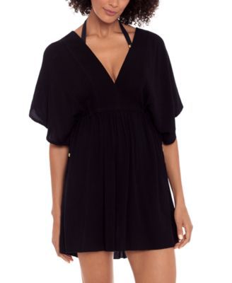 Lauren by Ralph Crushed Tunic Cover-Up Dress