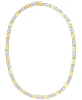 Women's Diamond Accent Greek Key Necklace