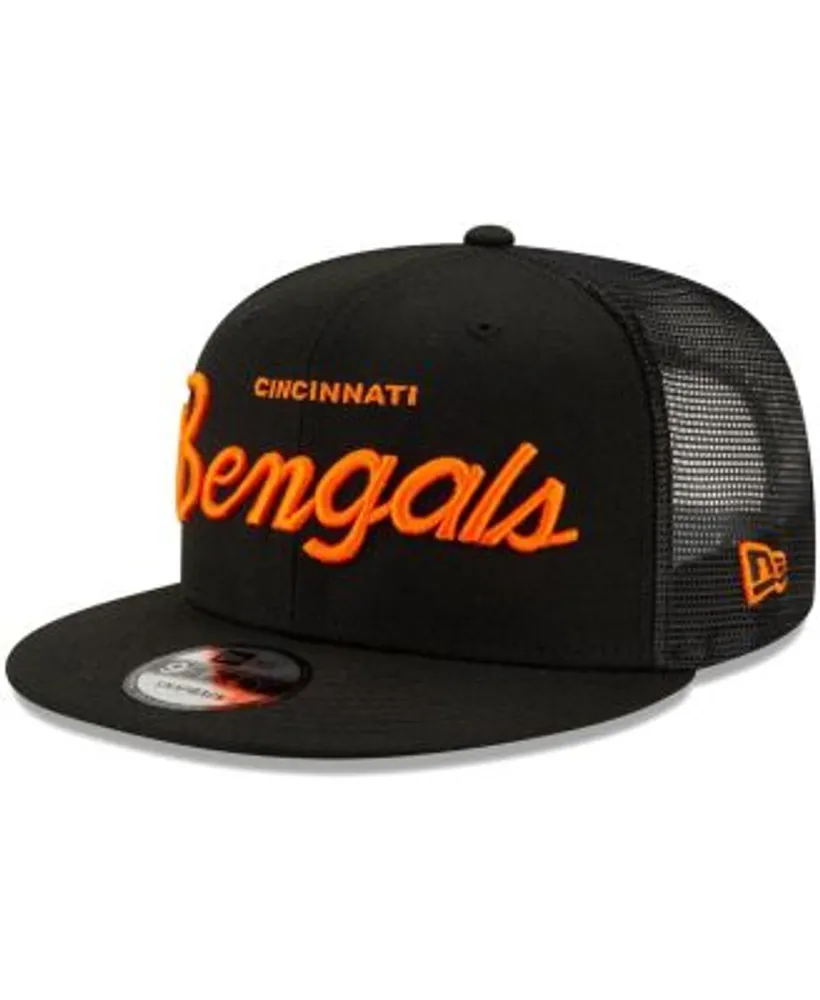 Cincinnati Bengals New Era Youth Main Trucker 9FIFTY Snapback Hat