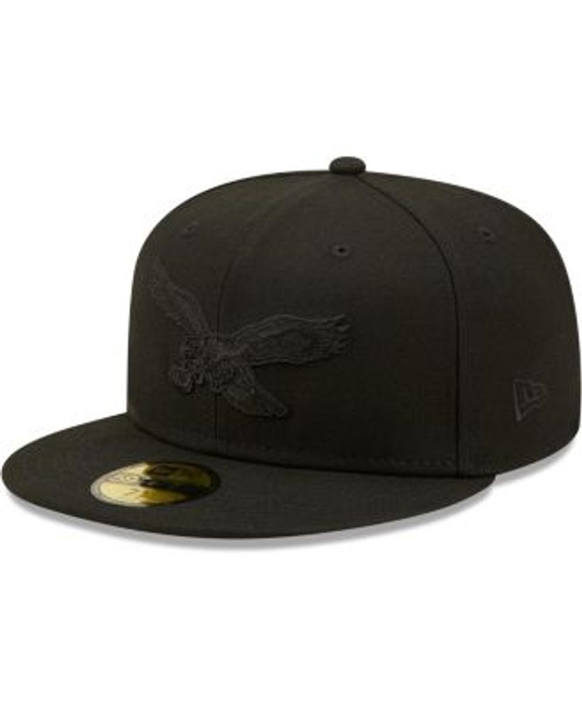 New Era Men's Philadelphia Eagles Black on Alternate Logo 59FIFTY Fitted Hat