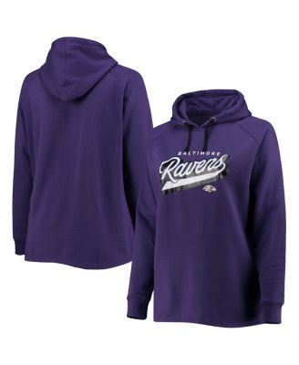 Baltimore Ravens G-III 4Her by Carl Banks Women's Extra Point Pullover  Hoodie - Purple