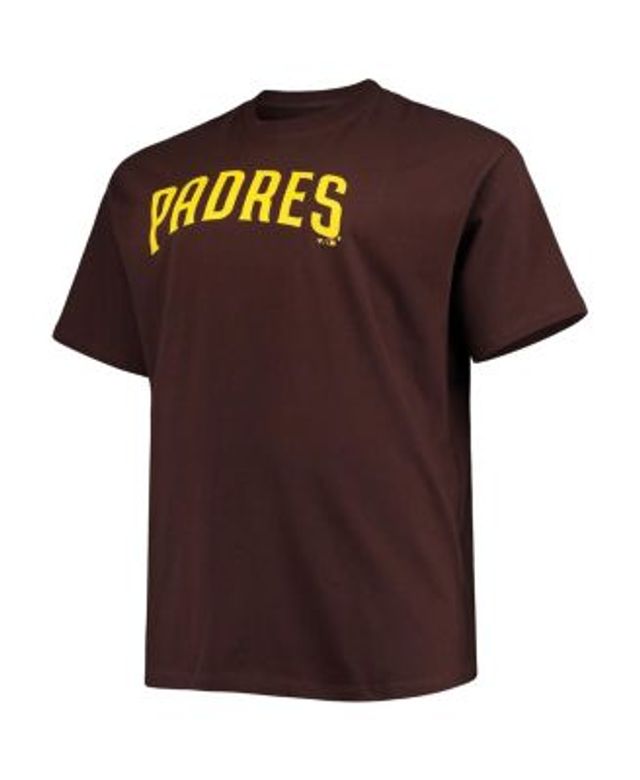 Profile Women's White, Brown San Diego Padres Plus Colorblock T-shirt