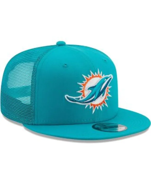 New Era Men's Cream Miami Dolphins Color Pack 9FIFTY Snapback Hat