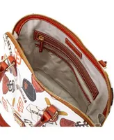 Dooney & Bourke Women's Cleveland Indians Game Day Zip Zip Satchel