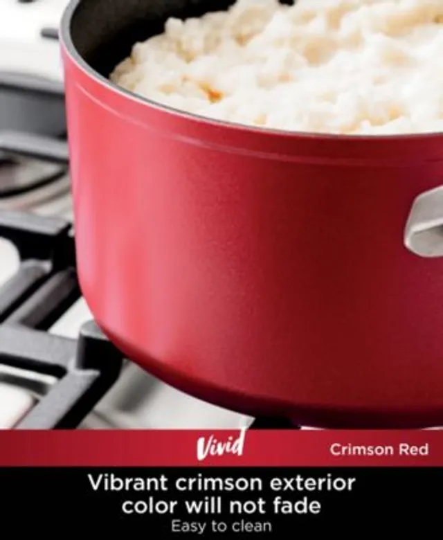 Ninja Foodi NeverStick Vivid 10.25 Non-Stick Fry Pan in Crimson Red