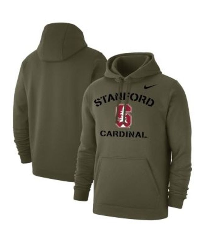 Nike Men's Stanford Cardinals Cardinal Club Arch Pullover Fleece Hoodie