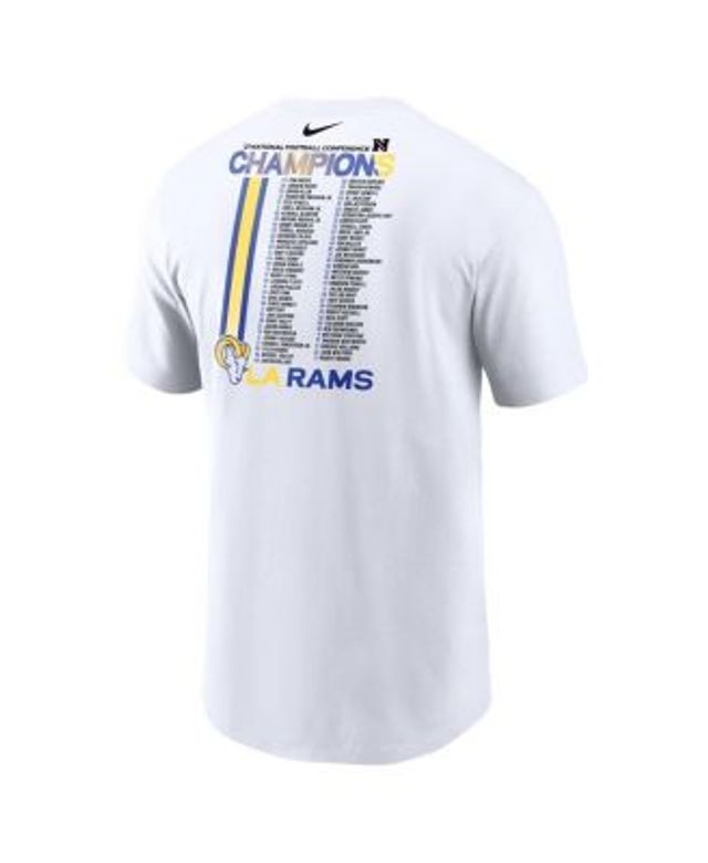 Nike Men's Nike White Los Angeles Rams Super Bowl LVI Champions - Iconic T- Shirt