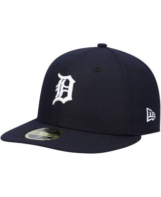 New Era 59Fifty Hat Detroit Tigers MLB Authentic Road Navy Blue Fitted Cap  (7 5/8)