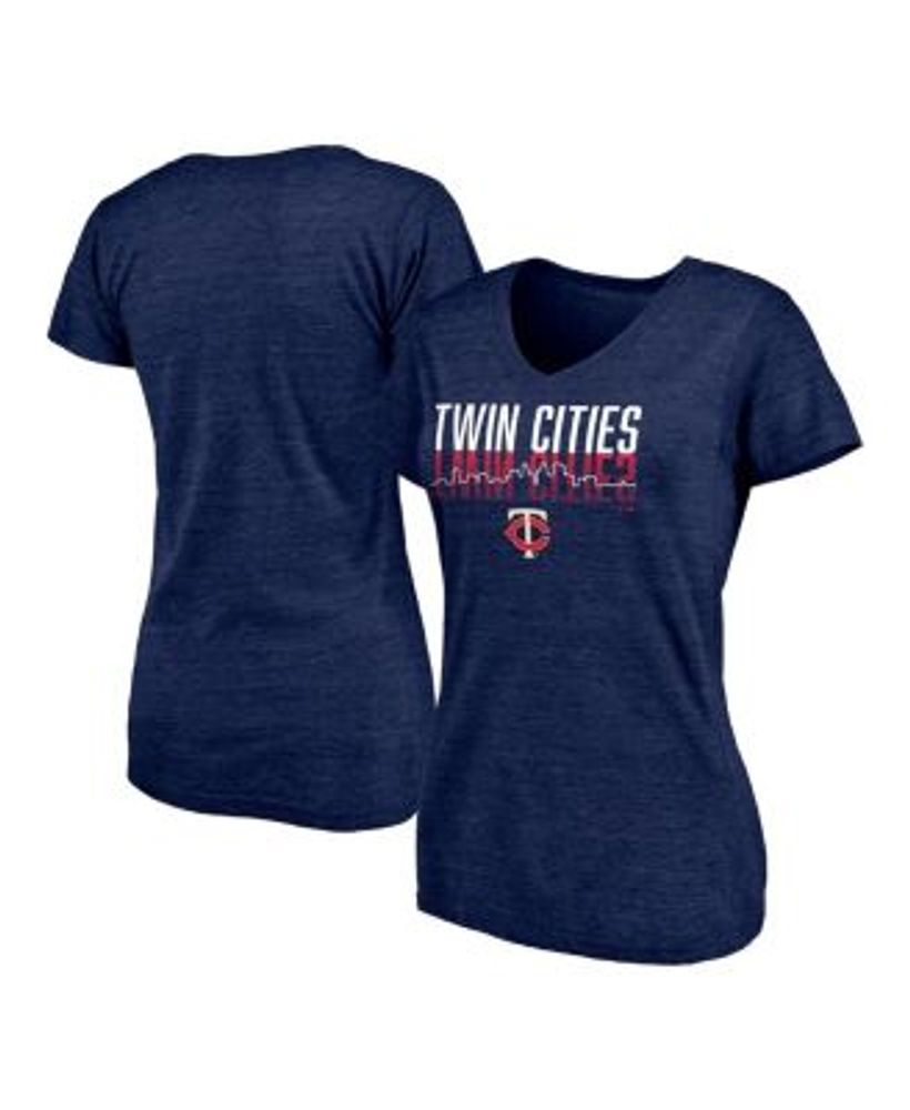 Women's Fanatics Branded Navy/Red Minnesota Twins Fan T-Shirt Combo Set