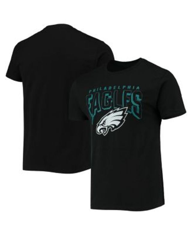 Women's Junk Food Black Philadelphia Eagles Pocket Thermal Long Sleeve  T-Shirt