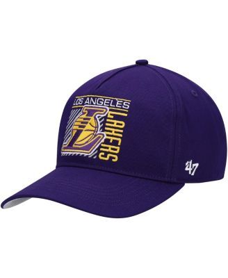 47 Brand Men's White Los Angeles Lakers Downburst Hitch Snapback Hat