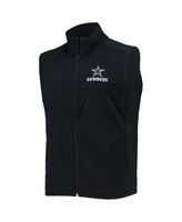 Men's Navy Dallas Cowboys Houston Fleece Full-Zip Vest