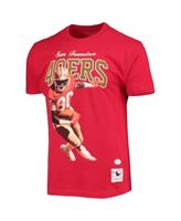 Jerry Rice San Francisco 49ers Mitchell & Ness Retired Player Name & Number  Mesh Top - Scarlet