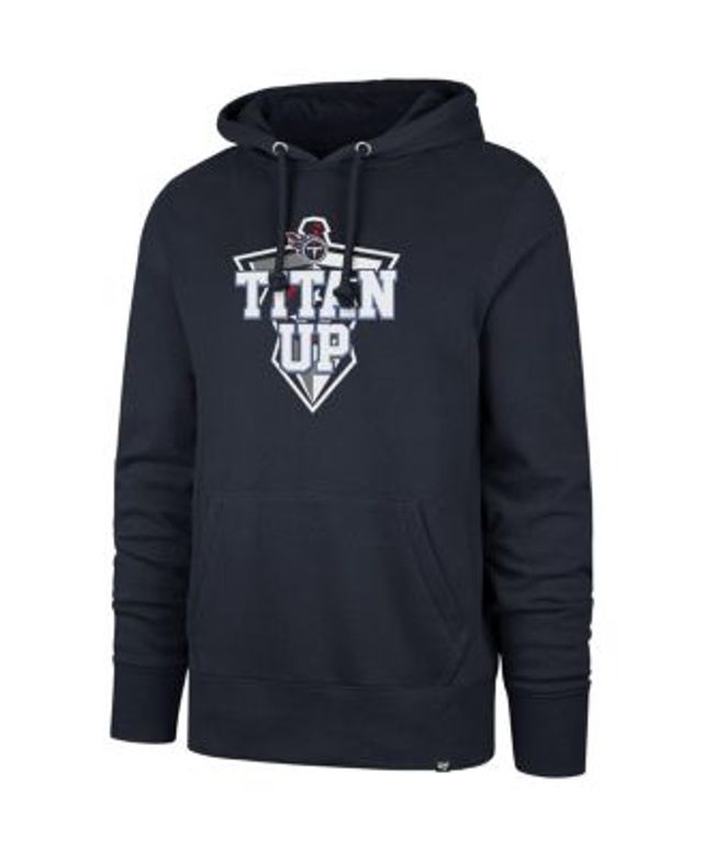 NFL Properties Men's NFL X Staple Navy Tennessee Titans Team Slogan All  Over Print Pullover Hoodie