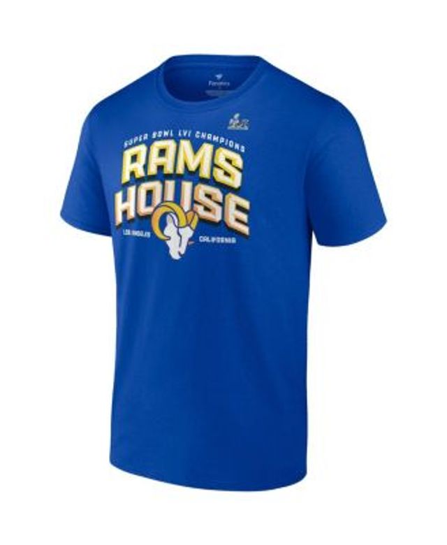 Men's Nike Anthracite Los Angeles Rams Super Bowl LVI Champions Roster  T-Shirt