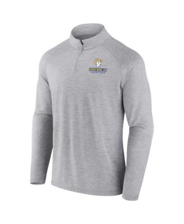 Men's Nike Royal Los Angeles Rams Sideline Lockup Performance Long Sleeve T-Shirt Size: Medium