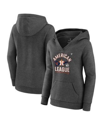 Los Angeles Dodgers Fanatics Branded Women's Simplicity Crossover V-Neck  Pullover Hoodie - Heather Charcoal