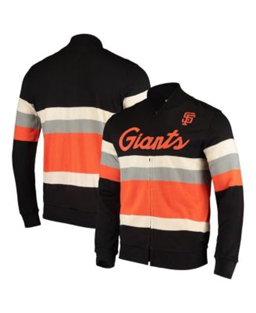 Men's San Francisco Giants Stitches Black Team Color Full-Button