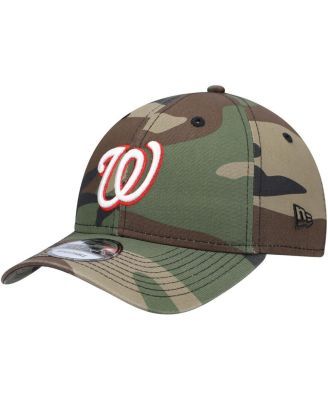 Washington Nationals ARMY CAMO TRUCKER Hat by New Era