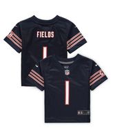 Justin Fields Chicago Bears Nike Navy Toddler Game Jersey 2T