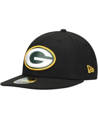 Men's New Era Green/Black Green Bay Packers 2021 NFL Sideline Road 59FIFTY Fitted Hat