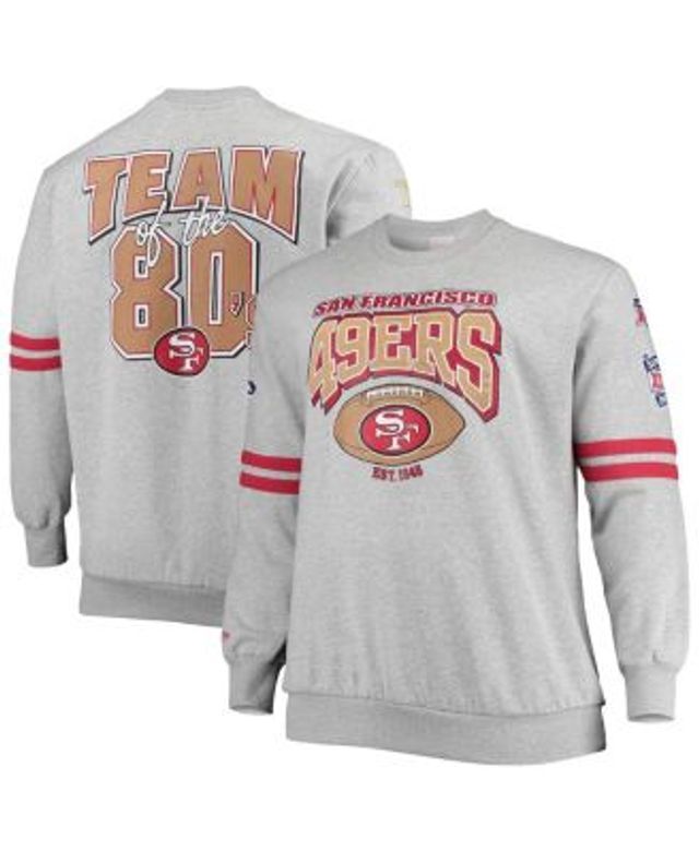 San Francisco 49ers Mitchell & Ness VIP Rings Crew Sweatshirt - White