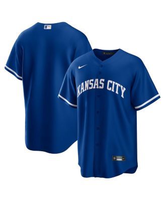 Women's Nike Navy Kansas City Royals City Connect Wordmark T-Shirt