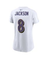 Youth Lamar Jackson Purple Baltimore Ravens Player Name & Number T