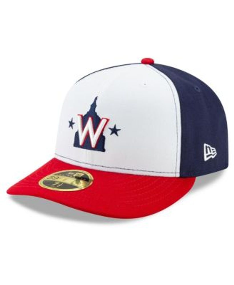 Washington Nationals New Era Alternate Authentic Collection On-Field Low Profile 59FIFTY Fitted Hat - Navy/Red