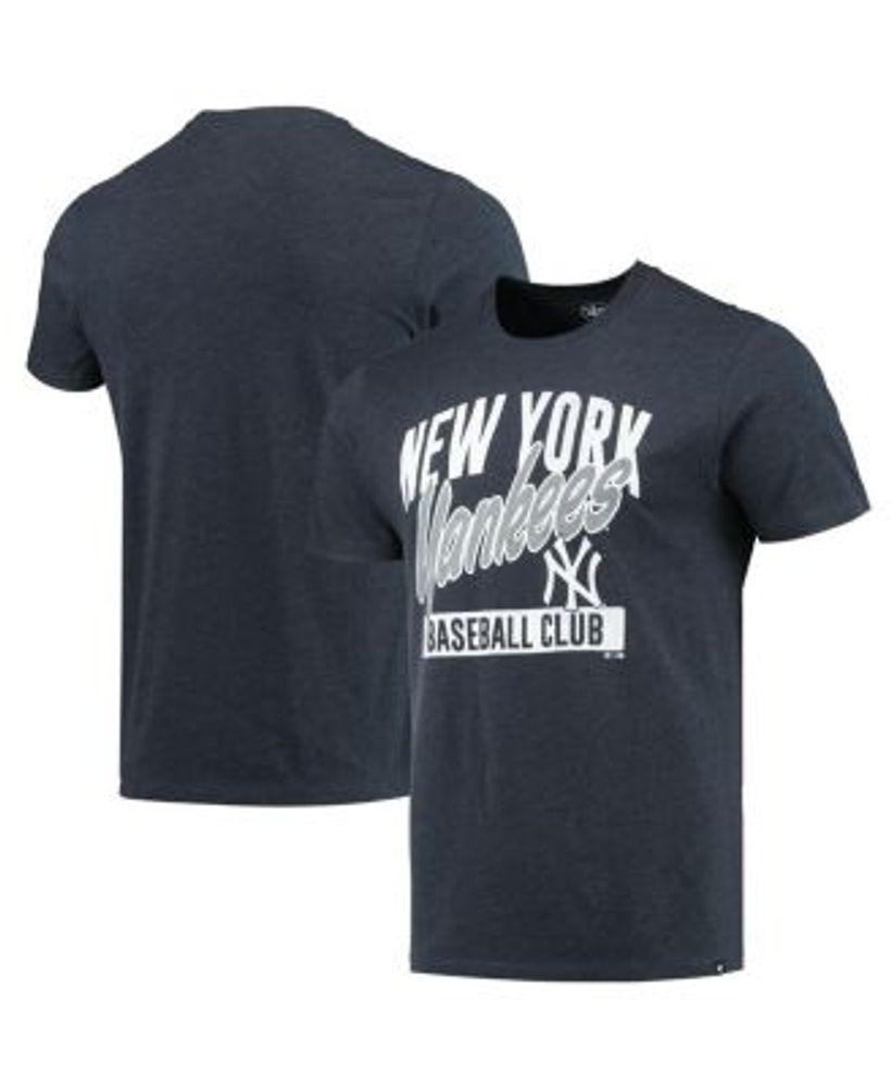 47 Brand Men's '47 Heather Navy New York Yankees Fanzone Club T