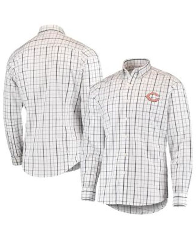 Men's NFL x Darius Rucker Collection by Fanatics Gray Chicago Bears Chambray Button-Up Long Sleeve Shirt Size: Extra Large