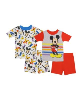 Toddler Boys T-shirts and Shorts, 4-Piece Set