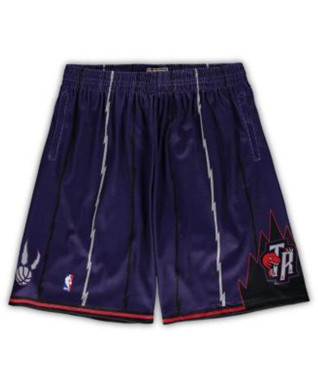 Men's Mitchell & Ness White Toronto Raptors Big & Tall Hardwood Classics Team Swingman Shorts