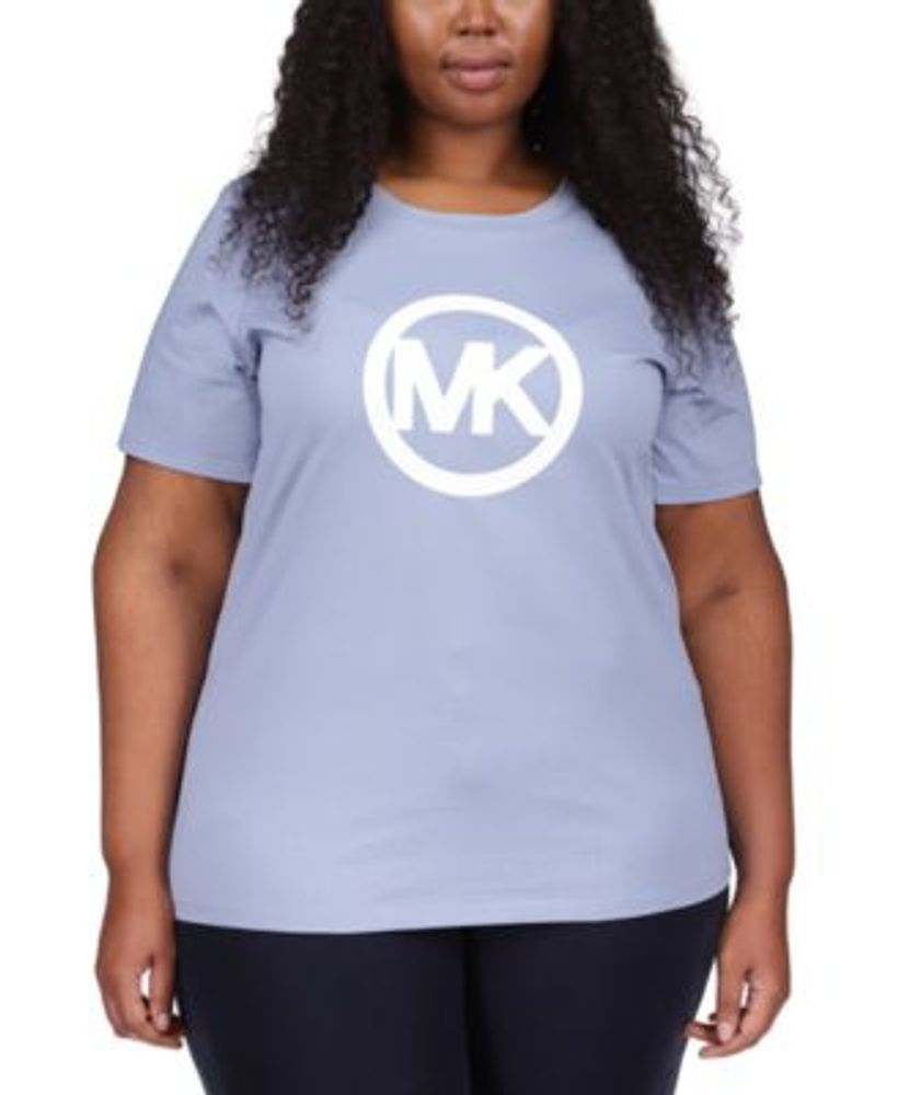 Michael Kors Plus Cotton Circle Logo T-Shirt | Connecticut Post Mall