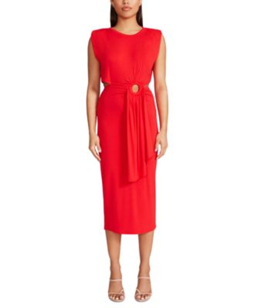 BB Dakota Women's Peek My Interest Waist-Cutout Dress | Foxvalley Mall